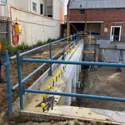 Temporary Handrail Installation