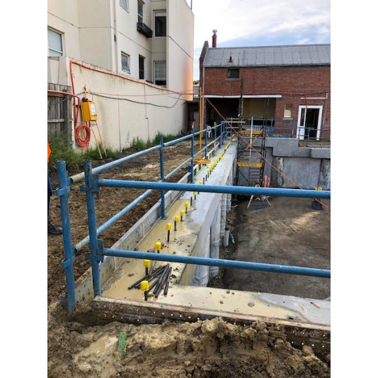 Temporary Handrail Installation