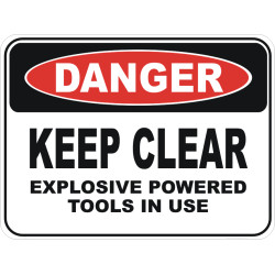 Use and Maintenance of Explosive Power Tools